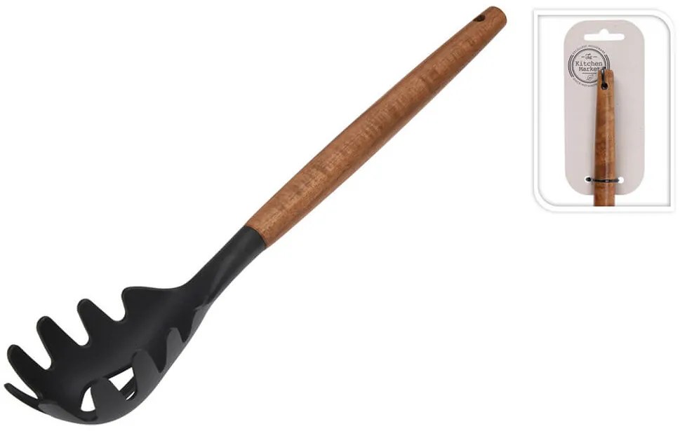 Koυτάλα ζυμαρικών Excellent Houseware YN1201240 - Ξύλινη - Mαύρο/Καφέ