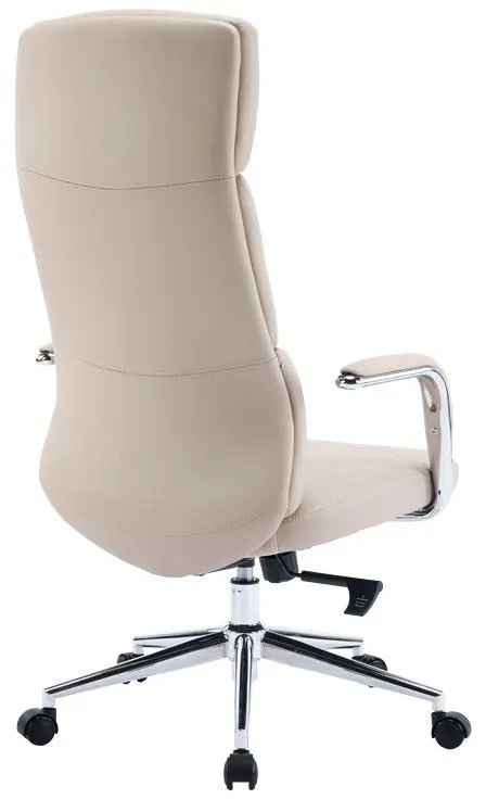 Καρέκλα γραφείου διευθυντή Bendona pu σε μπεζ απόχρωση 71x78x119-127εκ 71x78x119 εκ.
