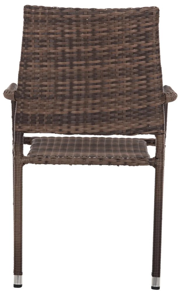 Καρέκλα - Πολυθρόνα MORNER C6074.01 Μεταλλική με Καφέ Rattan 55x58x87Υ εκ. 55x58x87 εκ.
