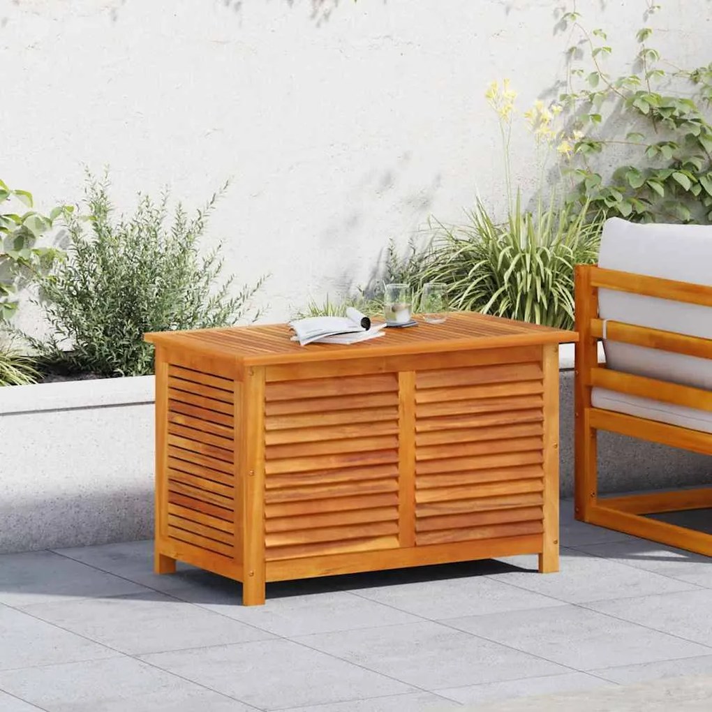 vidaXL Μπαούλο Αποθήκευσης Κήπου 90x50x56 εκ. από Μασίφ Ξύλο Ακακίας