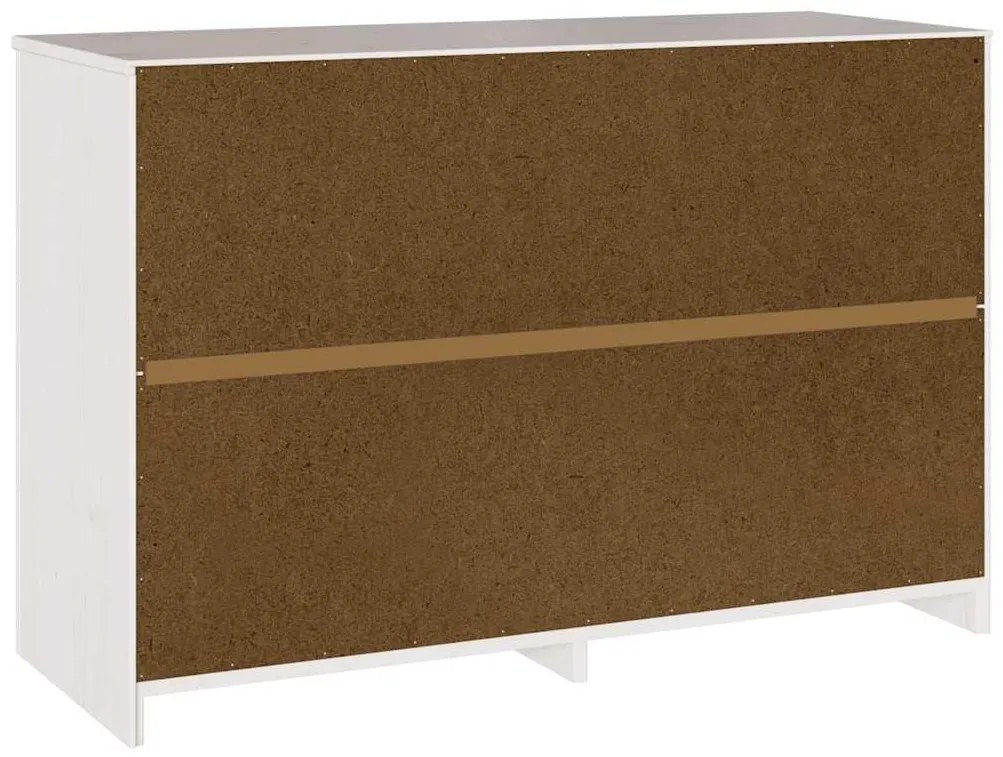 vidaXL Συρταριοθήκη με συρτάρι Drammen Λευκό 111 x 43 x 73.5 εκ.