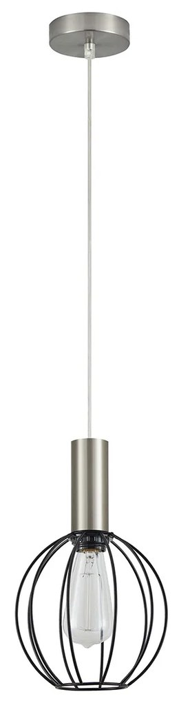 Φωτιστικό Οροφής Μονόφωτο Homelighting 77-8442 Nickel