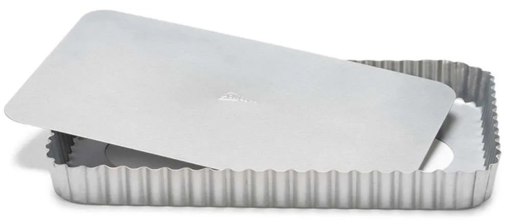 Φόρμα Τάρτας Αντικολλητική Silver Top 221.03568 32x22x2,8cm Silver Patisse Stainless Steel
