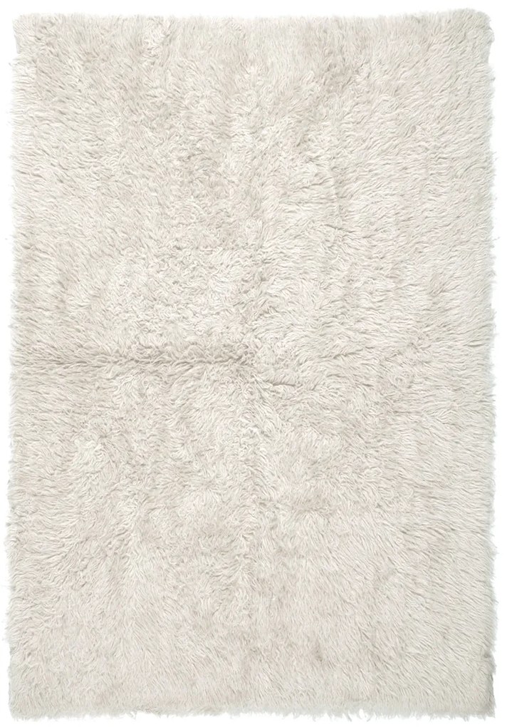Πατάκι (60x90) Βιοκαρπέτ Flokati Natural White 1000gsm