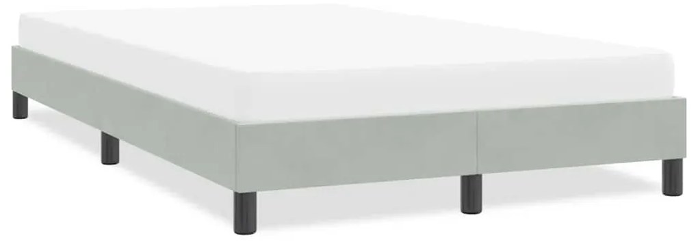Σκελετός Κρεβατιού Χωρίς Στρώμα Αν. Γκρι 120x210 εκ. Βελούδινο