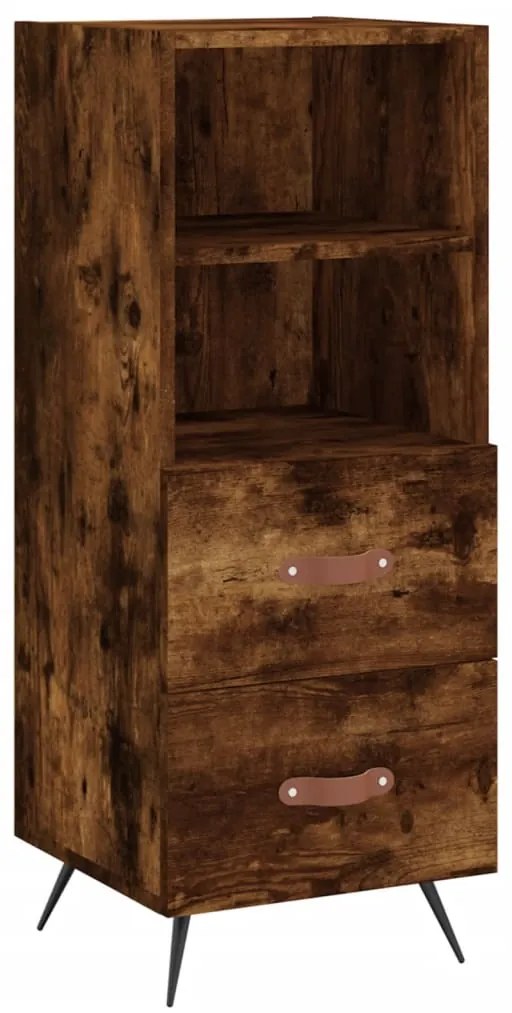 vidaXL Ντουλάπι Καπνιστή Δρυς 34,5 x 34 x 90 εκ. Επεξεργασμένο Ξύλο