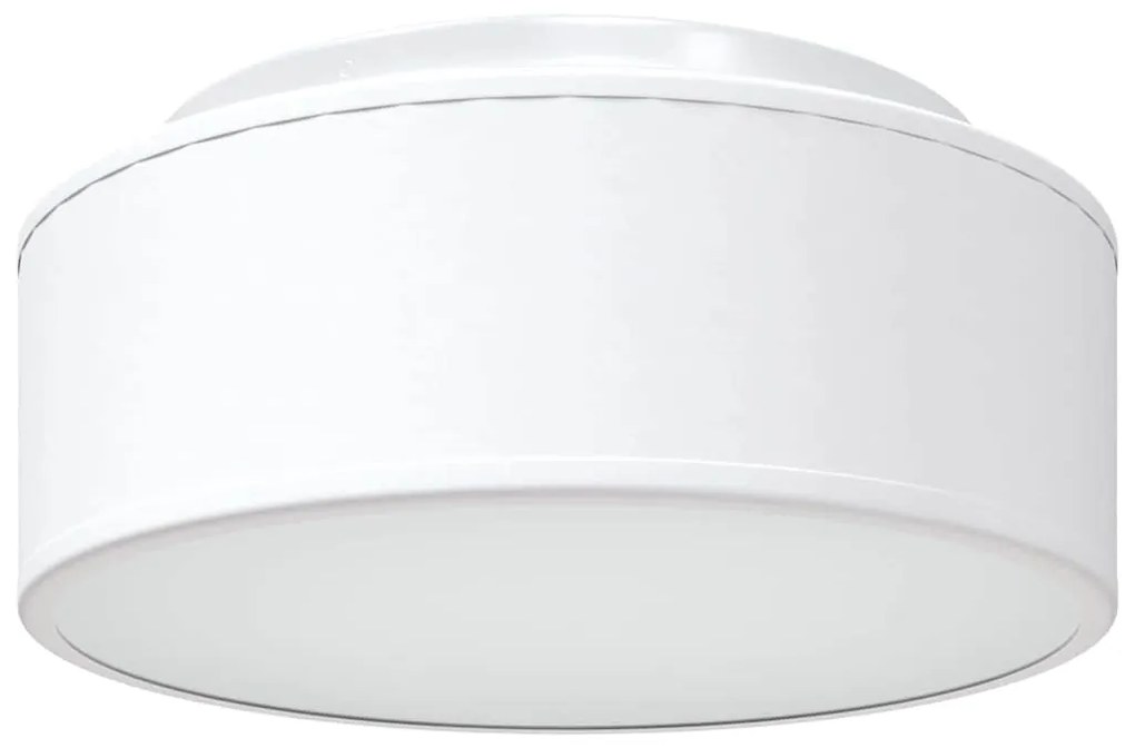 vidaXL Λάμπα Οροφής με προβολείς Λευκό 30 x 30 x 13,5 εκ ύφασμα