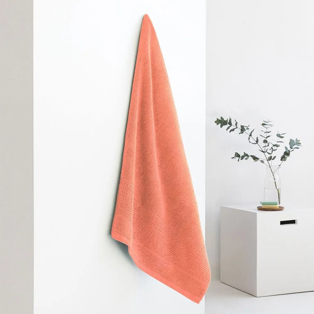 Πετσέτες Roke (Σετ 3τμχ) Orange Palamaiki Σετ Πετσέτες 70x140cm 100% Cotton