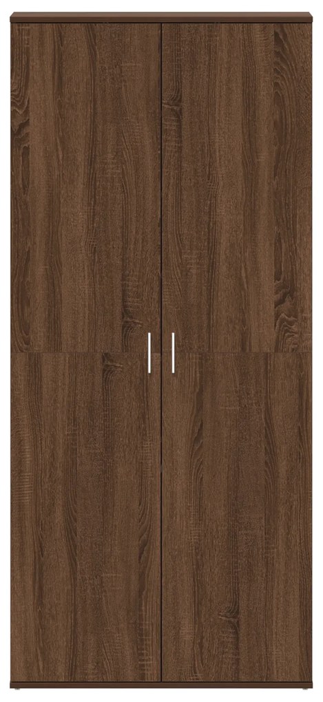 vidaXL Ντουλάπι Παπουτσιών Καφέ Δρυός 80x39x180 cm Φτιαγμένο Ξύλο