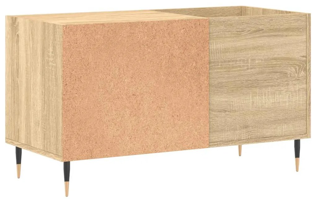 vidaXL Δισκοθήκη Sonoma Δρυς 85 x 38 x 48 εκ. από Επεξεργασμένο Ξύλο