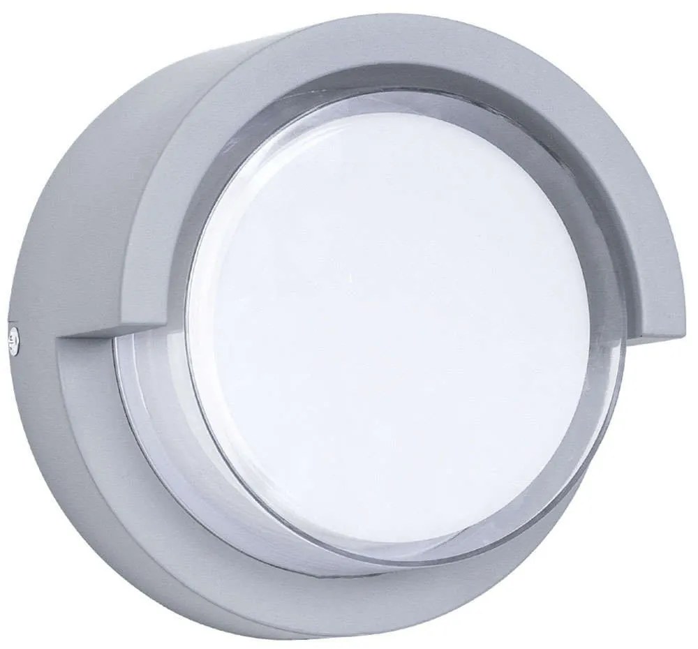 Φωτιστικό Τοίχου - Απλίκα Apex 60765 Φ17x9cm Led 1050lm 10W 4500K Grey GloboStar
