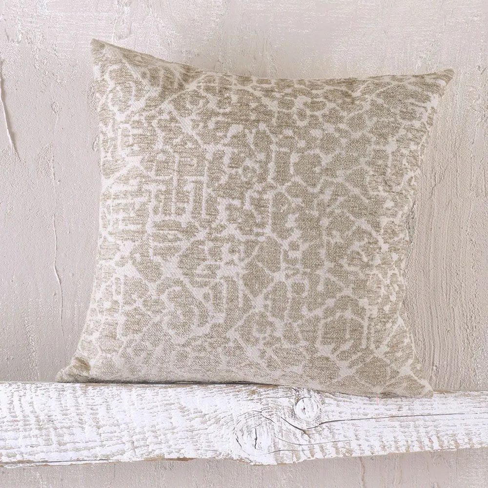 Μαξιλαροθήκη Διακοσμητική Wonder Beige Ρυθμός 40Χ40 Cotton,Chenille