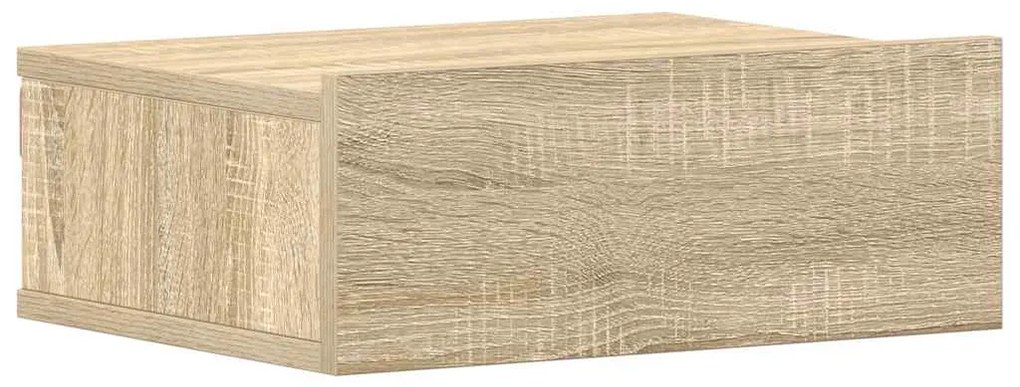 vidaXL Κομοδίνα Κρεμαστά 2 τεμ. Sonoma Δρυς 40x30x15εκ. από Επεξ. Ξύλο