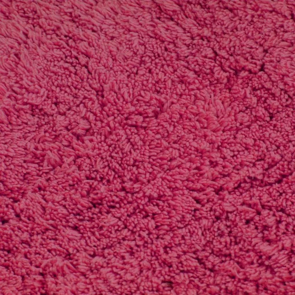 Σετ Πατάκια Μπάνιου 2 τεμ. Φούξια Υφασμάτινα - Ροζ