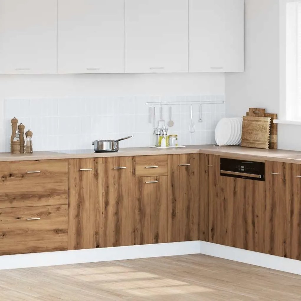 vidaXL Συρτάρι κάτω ντουλάπι Lyon Artisan Oak Κατασκευασμένο ξύλο