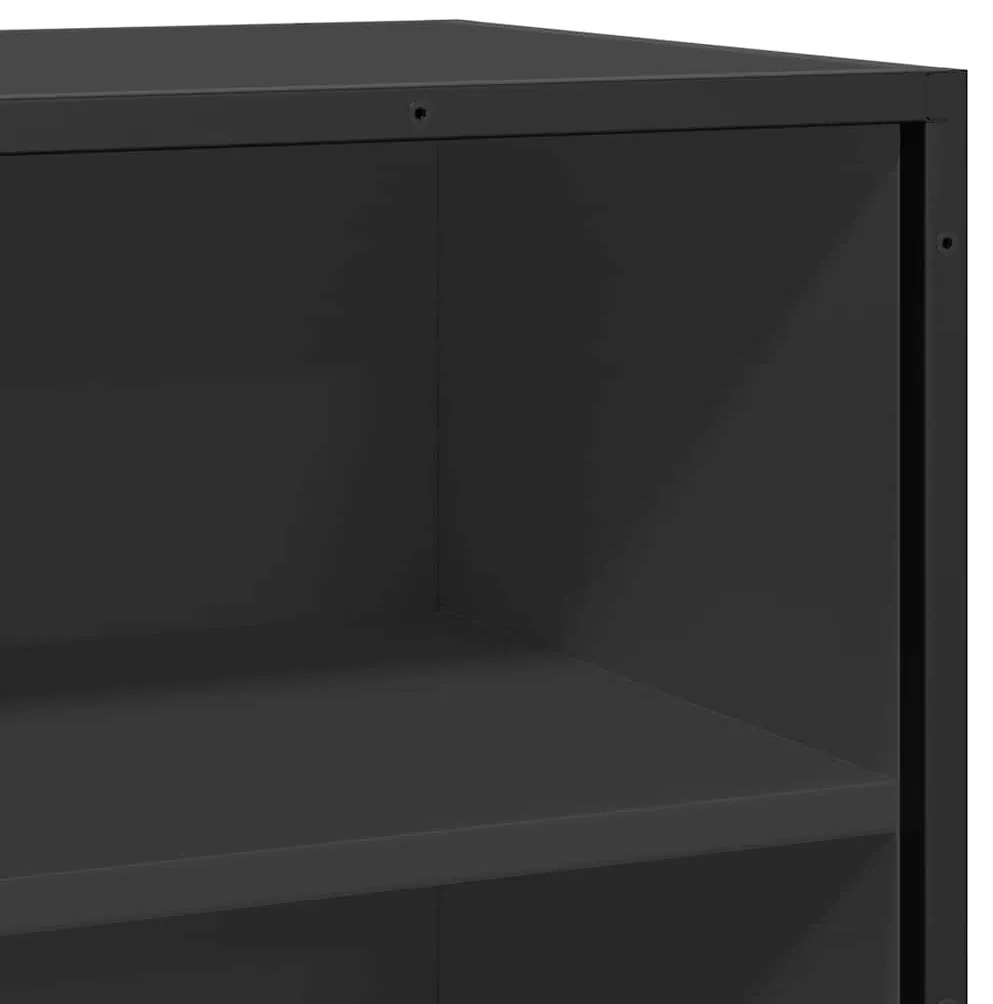 vidaXL Ραφιέρα Καφέ Δρυς 68x35x76 εκ. Επεξ. Ξύλο + Μέταλλο