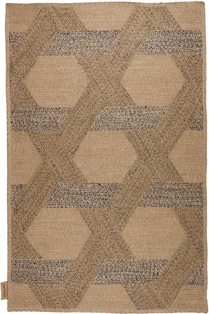 Χαλί Naf Naf Gardin BRD 902 Beige-Grey Βιοκαρπέτ 140X200cm