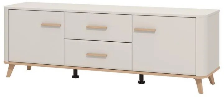 Έπιπλο τηλεόρασης DARWEN 154 3K2F2V Cashmere - Artisan Oak 154x40x53εκ. 154x40x53 εκ.