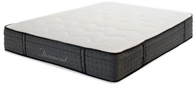 Στρώμα Diamond pakoworld pocket spring+gel memory foam 25-27cm 150x200εκ