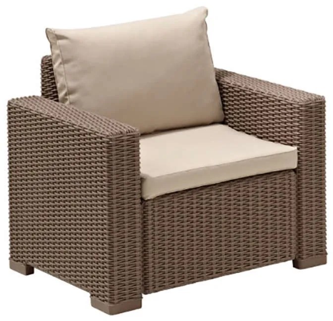 Πολυθρόνα California Cappuccino 83X68X72εκ. (Σετ 2 ΤΕΜ)