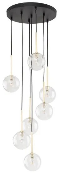 Κρεμαστό Φωτιστικό Οροφής 7xG9 6W IP20 Μαύρο Nilos 5362 TK Lighting-5362-Μαύρο 5362