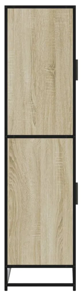 vidaXL Highboard Sonoma Oak 68x35x139 cm Κατασκευασμένο ξύλο