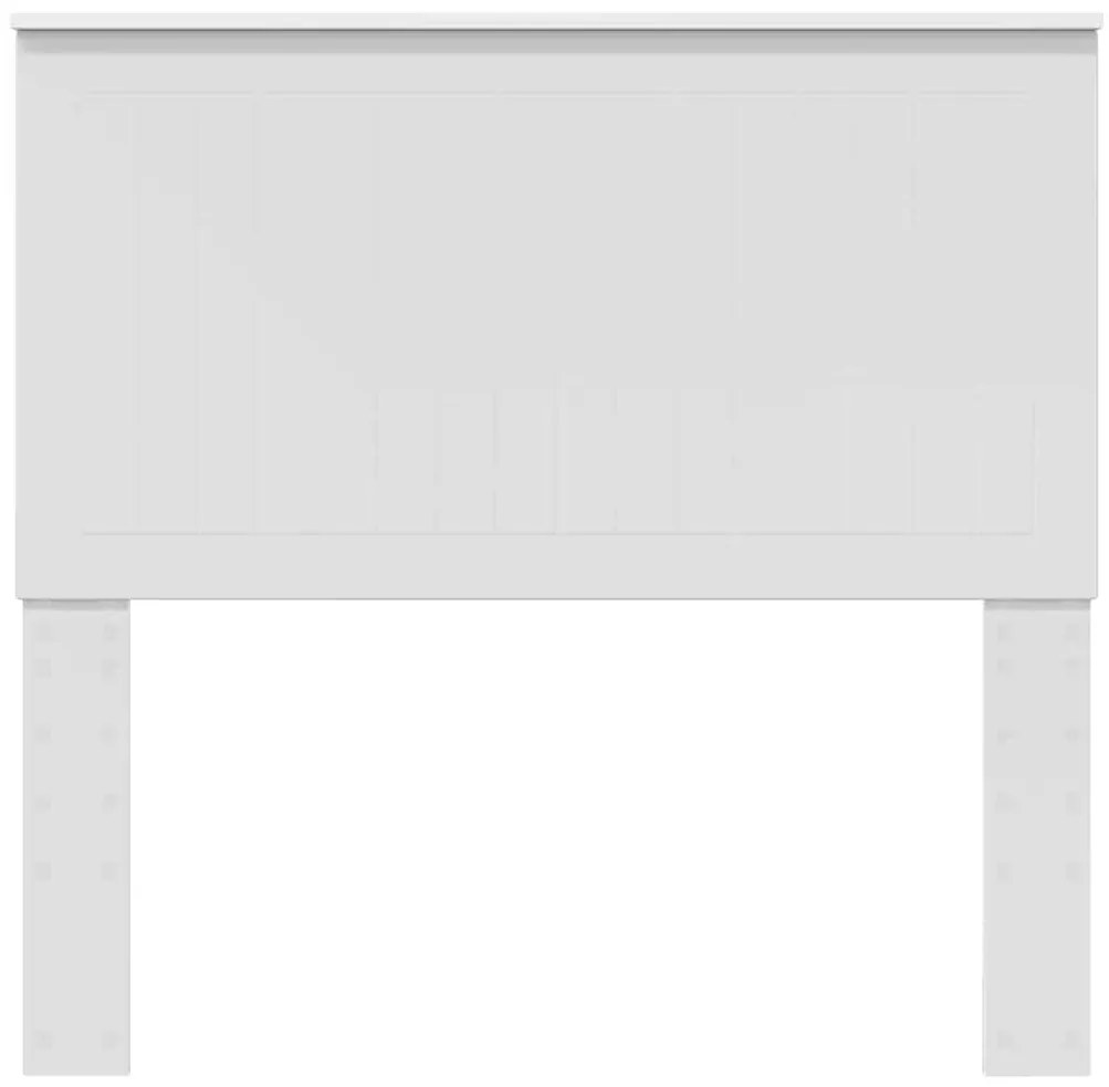 vidaXL Κεφαλάρι με κεφαλάρι Λευκό 100 cm Επεξεργασμένο ξύλο