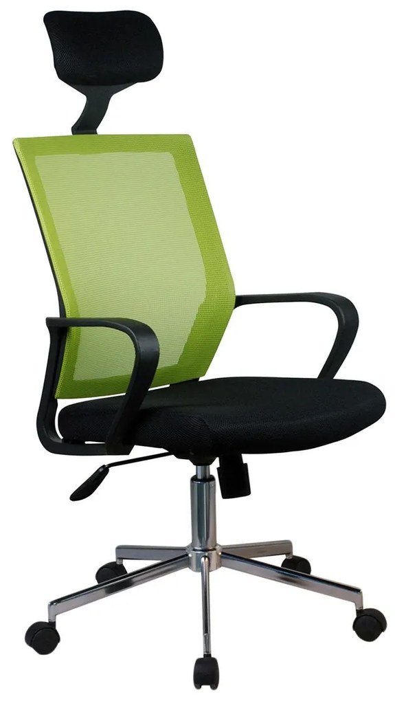 Καρέκλα Γραφείου ArteLibre ΦΟΙΒΗ Πράσινο/Μαύρο Mesh 58x59x116-124.5cm-14230022