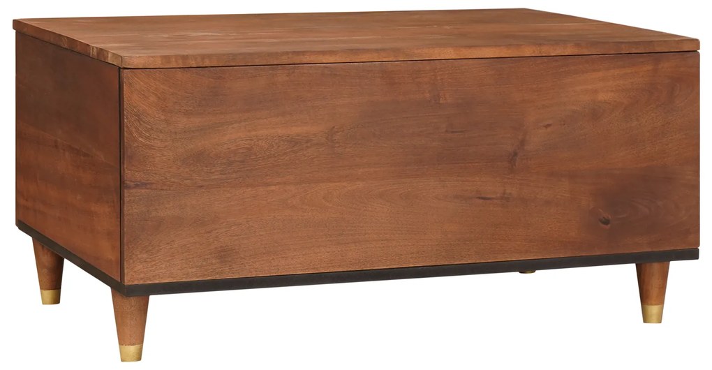 vidaXL Τραπεζάκια Σαλονιού with Drawer Καφέ 80 x 54 x 40 εκ