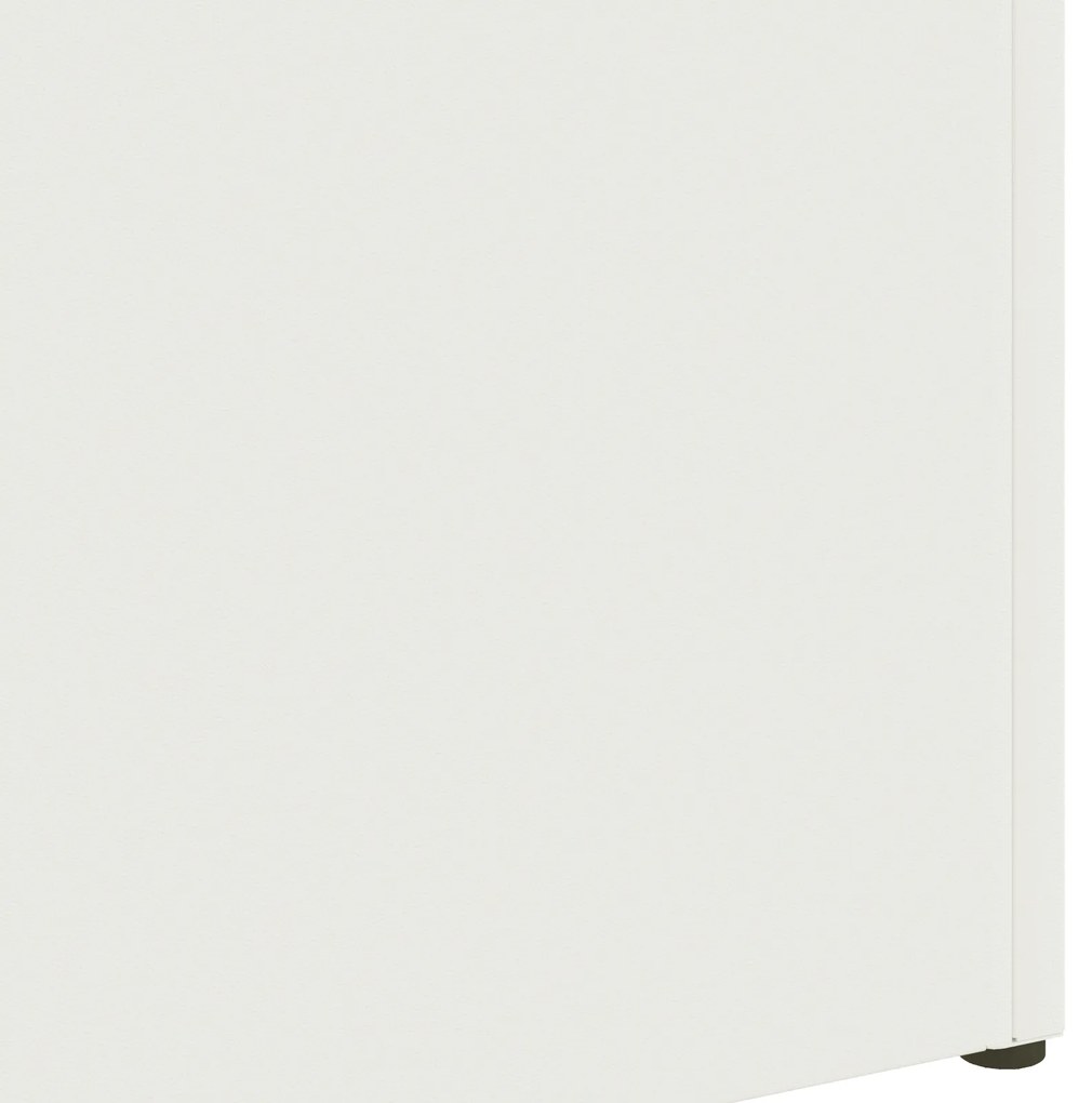 vidaXL Στηρίκτης Ομπρελών Λευκός, 28x12x41 εκ., Από Ατσάλι