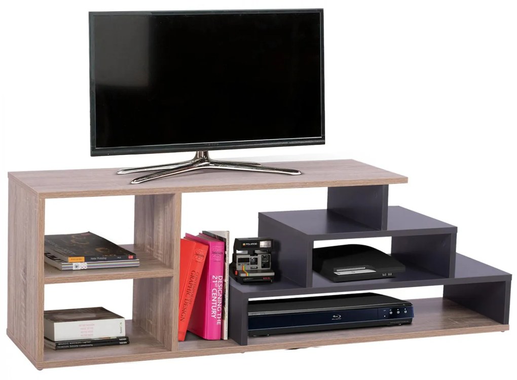 ΕΠΙΠΛΟ TV HUGH  120X29.5X39.5Y εκ. SONAMA ΓΚΡΙ