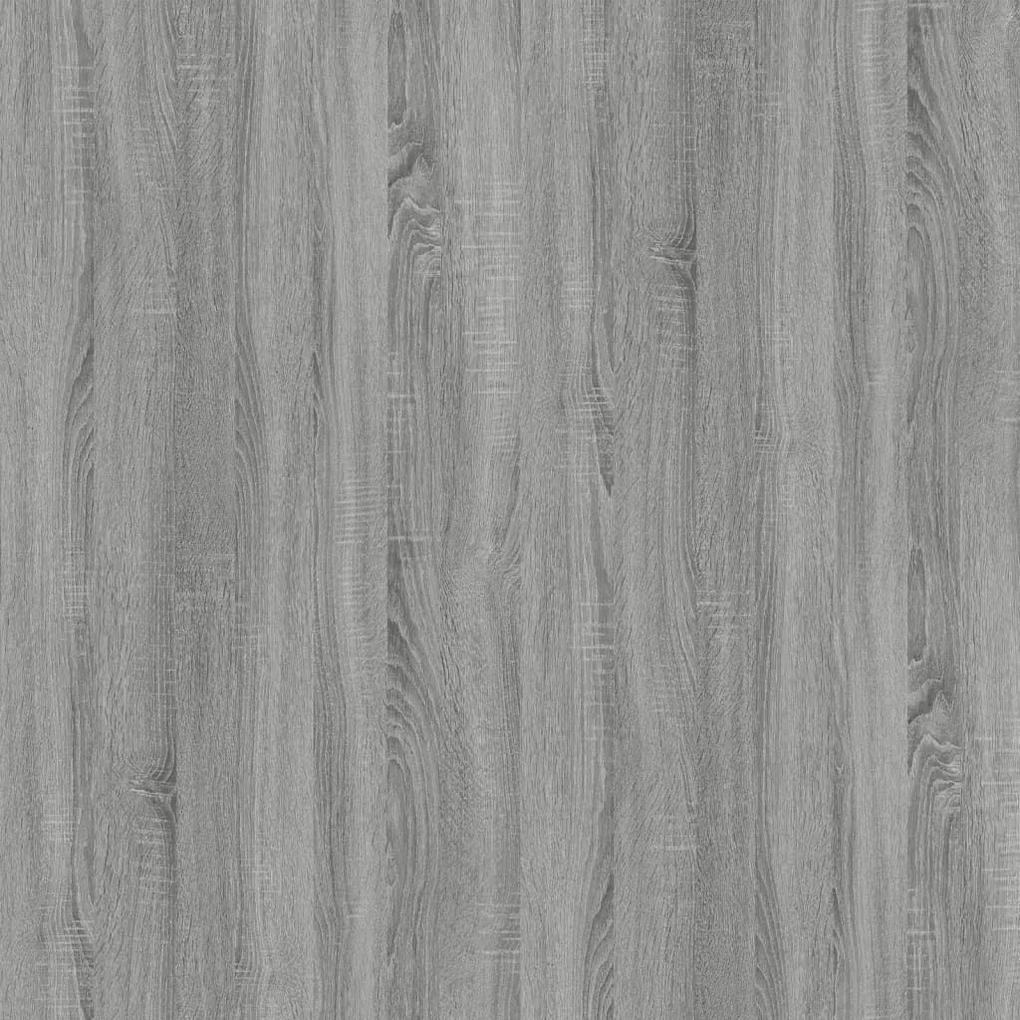 Κομοδίνο Γκρι Sonoma 41 x 40 x 36 εκ. από Επεξεργασμένο Ξύλο - Γκρι
