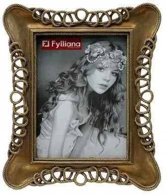 ΚΟΡΝΙΖΑ Fylliana FL24057 12x18 ΧΡΥΣΟ ΑΝΤΙΚΕ ΧΡΩΜΑ 21x3x26εκ 279-225-299