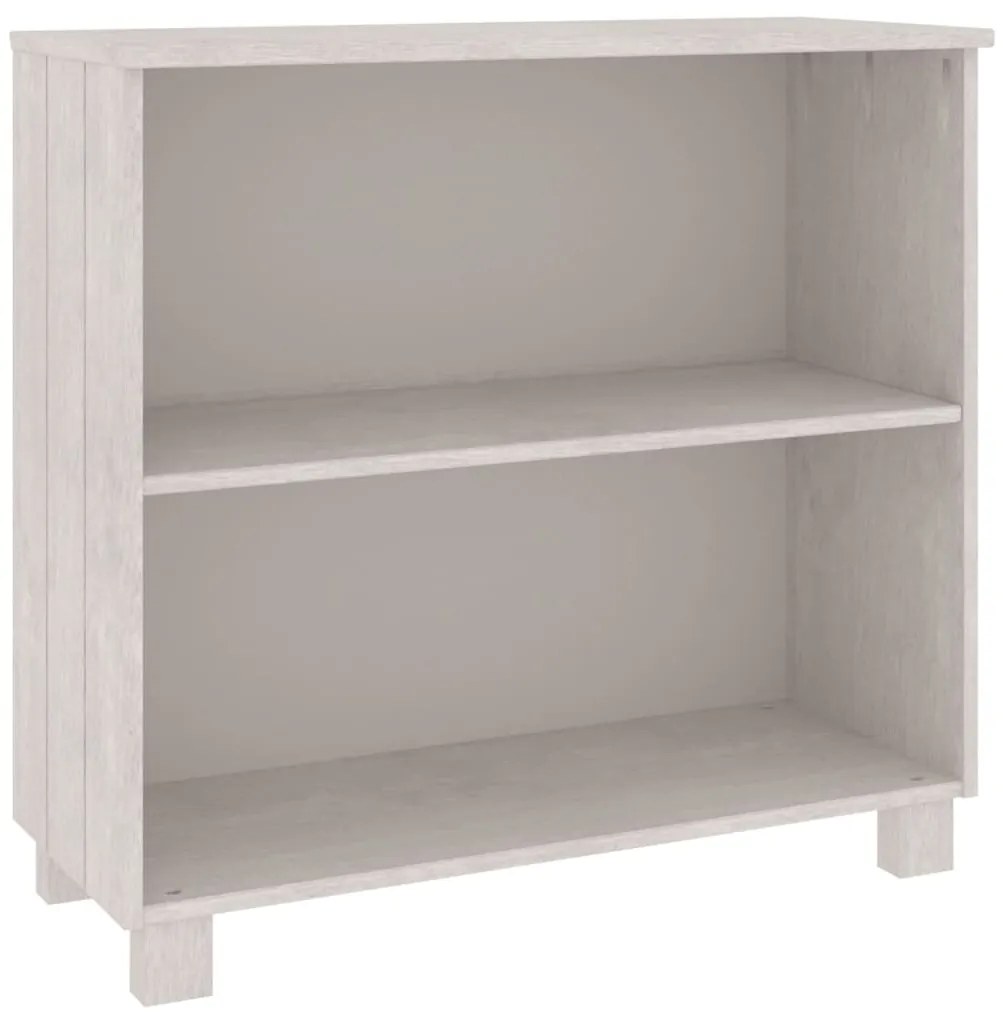 vidaXL Ντουλάπι HAMAR Λευκό 85 x 35 x 80 εκ. από Μασίφ Ξύλο Πεύκου