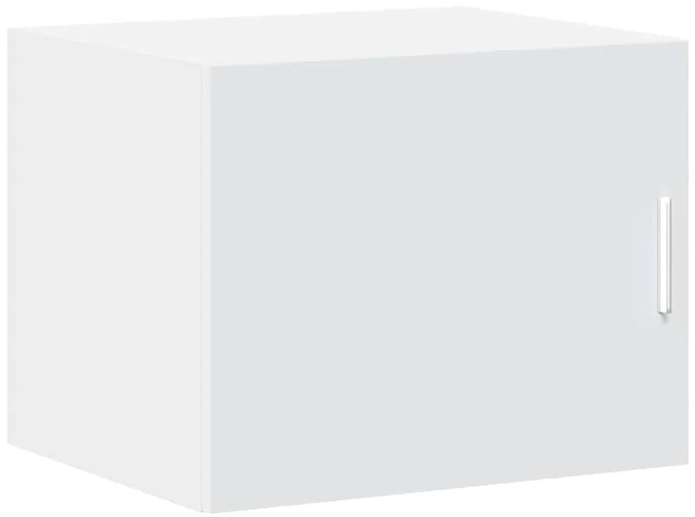 vidaXL Ντουλάπι Αποθήκευσης Στενό Λευκό 50x42,5x225 εκ. Επεξεργ. Ξύλο