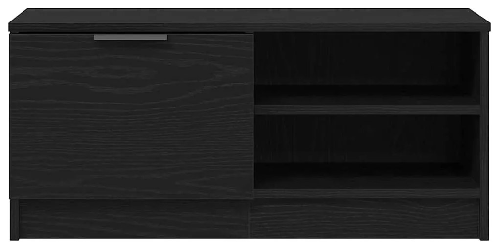 vidaXL Ντουλάπι TV 2 pcs Μαύρο 80 x 35 x 36.5 cm Επεξεργασμένο ξύλο