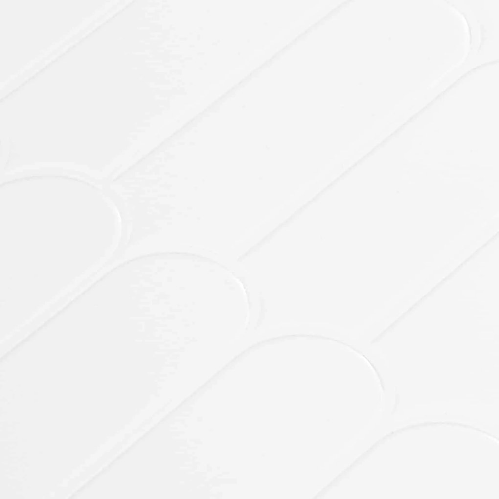 vidaXL Διακοσμητικά Αυτοκόλλητα 20 pcs Λευκό 30 x 30 x 0,8 εκ