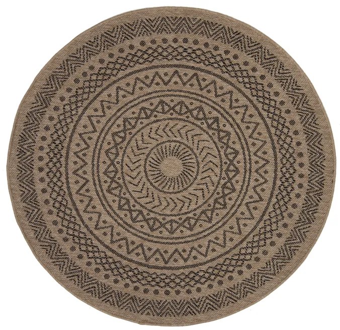 Ψάθα Avanos 8894 BLACK Royal Carpet - 160 x 160 cm