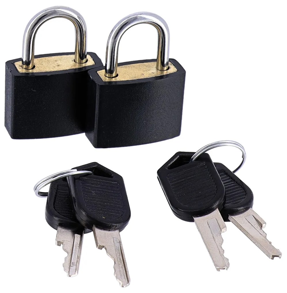 Λουκέτα (Σετ 2τμχ) T-D Key Black 20301103