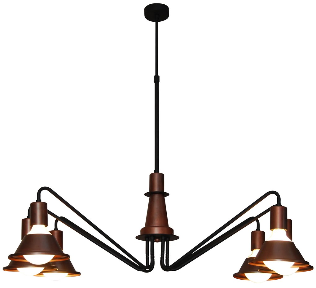 HL-3521-6 EMILY BLACK PENDANT HOMELIGHTING 77-3767