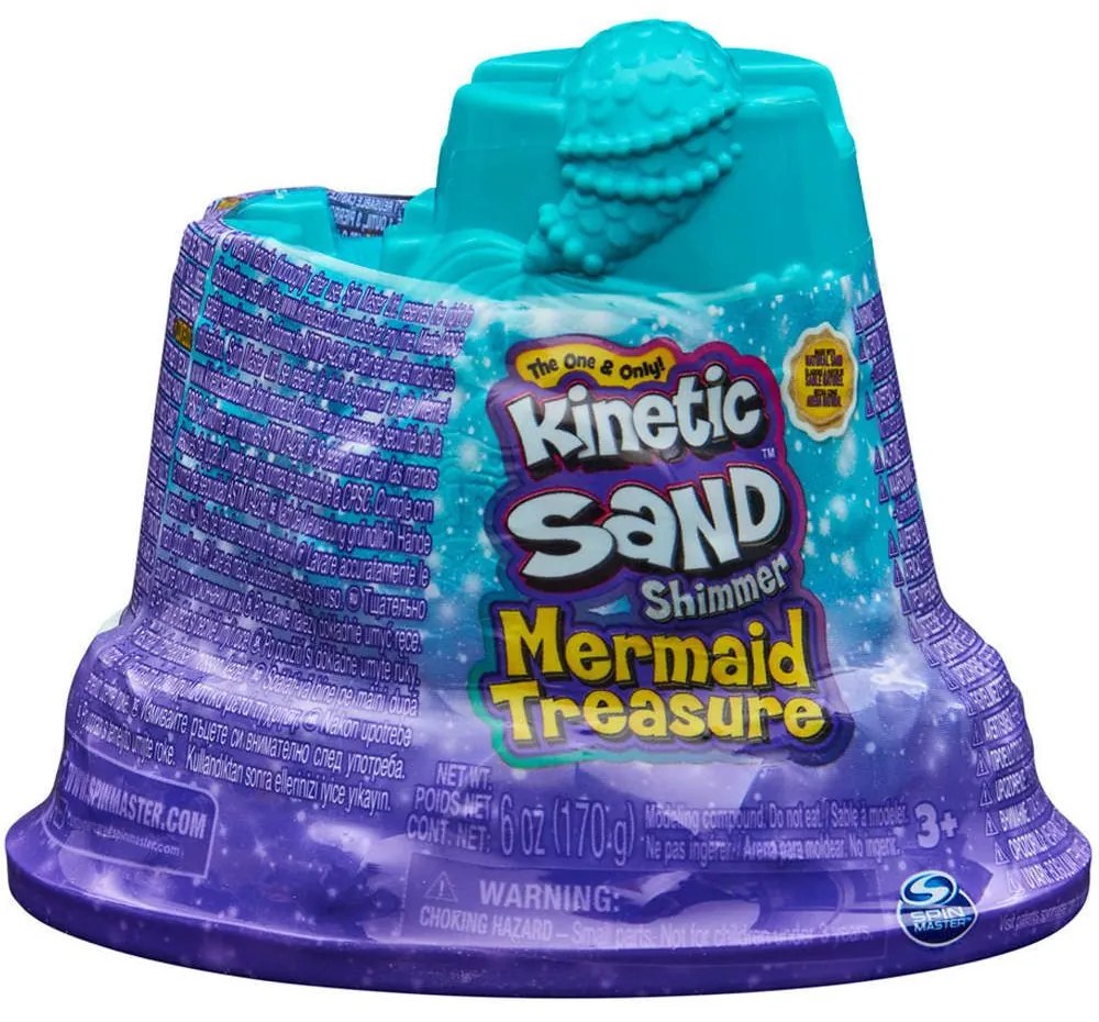 Παιχνίδι Κατασκευών Με Κινητική Άμμο 6064334 Shimmer Mermaid Treasure Purple Spin Master