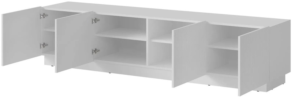 Έπιπλο Τηλεόρασης Liverti 4D-Λευκό