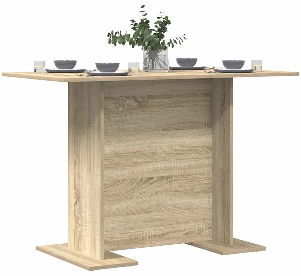 vidaXL Τραπεζαρία Sonoma Δρυς 110 x 60 x 75 cm Επεξεργασμένο ξύλο