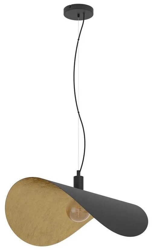 Φωτιστικό Οροφής Κρεμαστό 390429 Ε27 80x55x200cm Black-Gold Eglo