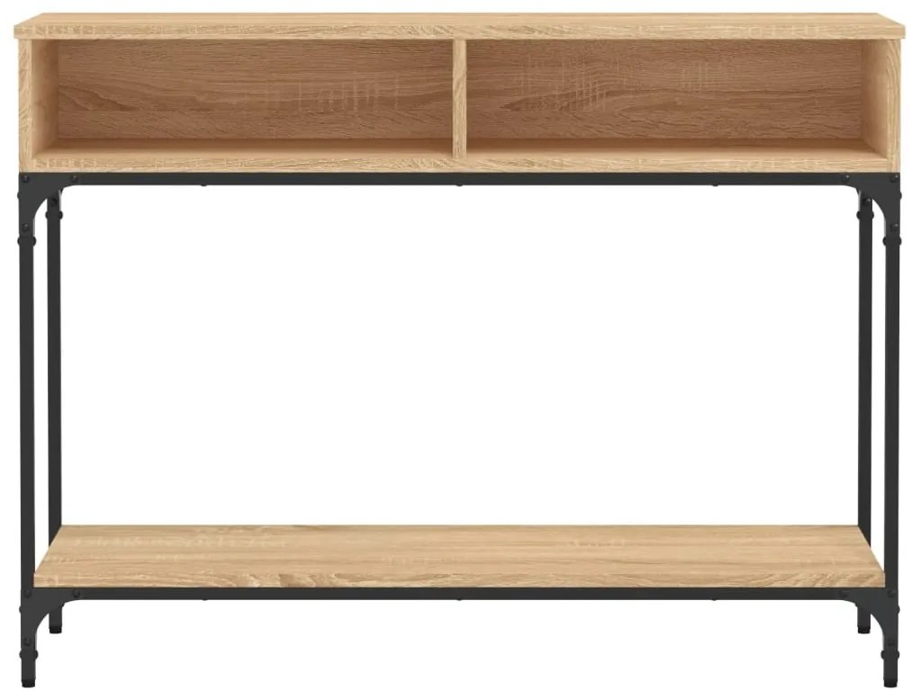 vidaXL Τραπέζι Κονσόλα Sonoma Δρυς 100x30,5x75 εκ. Επεξεργασμένο Ξύλο