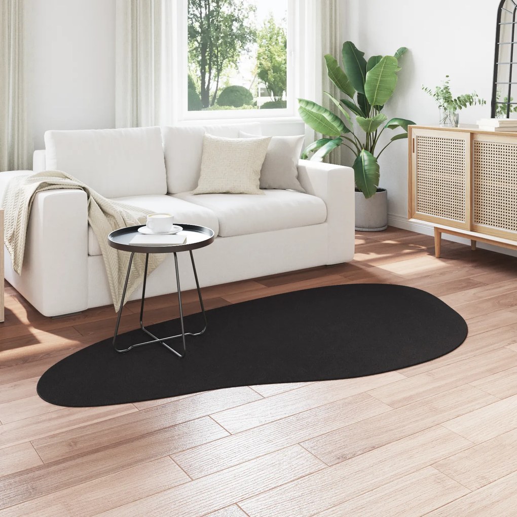 vidaXL Χαλιά Μαύρο 100 x 200 cm Πολυεστέρας