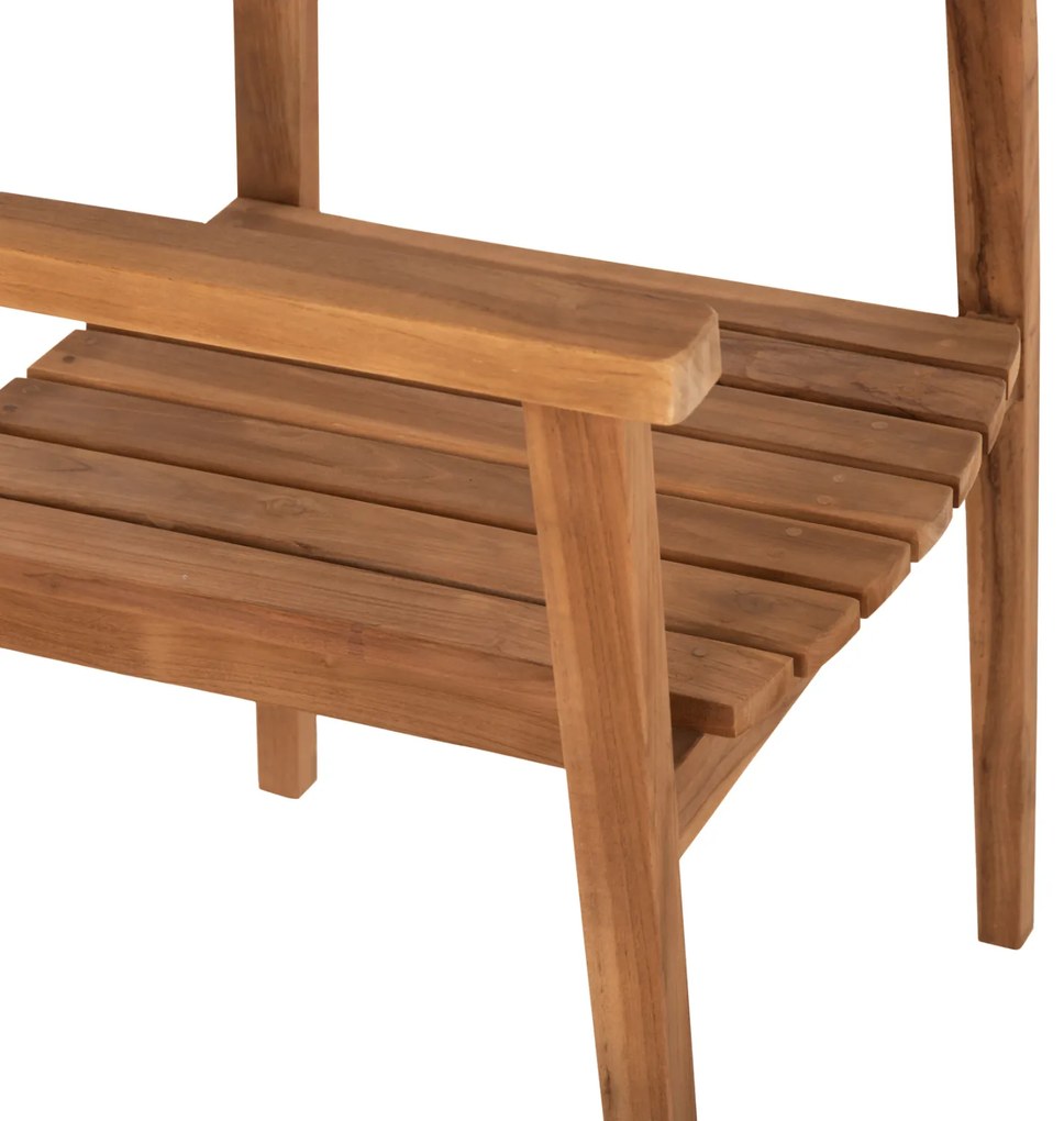 ΠΟΛΥΘΡΟΝΑ ERIETTA ΞΥΛΟ TEAK ΣΤΟΙΒΑΖΟΜΕΝΗ HM9534 ΣΕ ΦΥΣΙΚΟ ΧΡΩΜΑ 60x54x87Y εκ.
