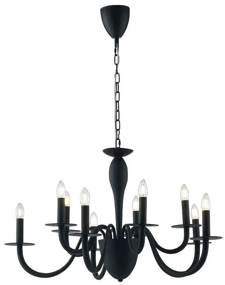 Φωτιστικό Οροφής I-Armstrong/10 NER Black Luce Ambiente Design Μέταλλο