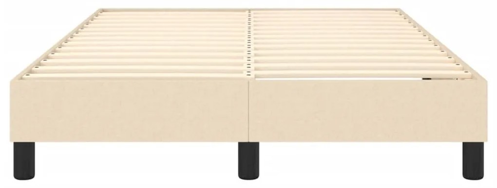 Πλαίσιο Κρεβατιού Boxspring Κρεμ 120x200 εκ. Υφασμάτινο - Κρεμ