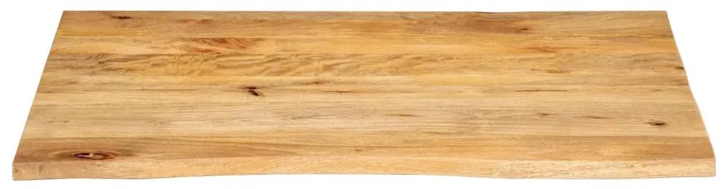 vidaXL Επιφάνεια Τραπεζιού 90x80x2,5 εκ. Live Edge Μασίφ Ξύλο Μάνγκο